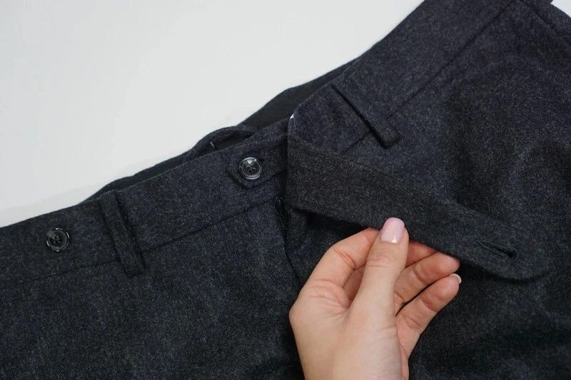 Suitsupply Men Suitsupply Brescia Trousers Flannel Wool Size 102 US42L Size 42L - 3 Thumbnail