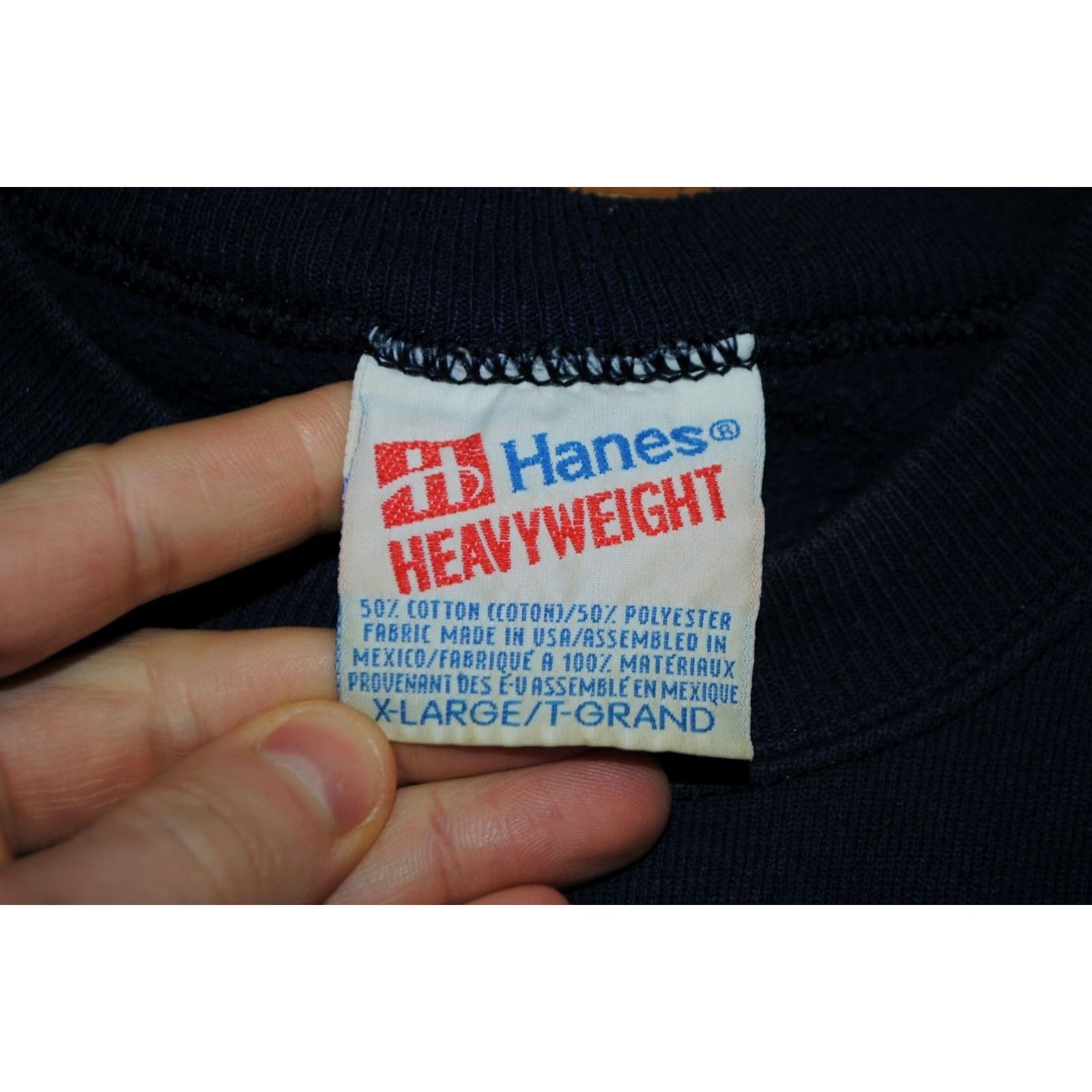Hanes VINTAGE USA OLYMPICS SWEATSHIRT | OFFICIAL USOC LICENSED PRODUCT XL | Hanes | Blue | Long Sleeve | 90s Mens Adults XL Size US XL / EU 56 / 4 - 5 Thumbnail