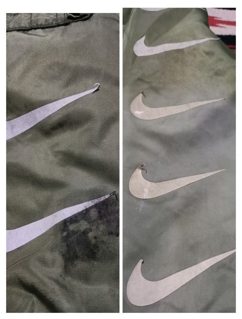 Nike × Vintage Nike flight jacket big swoosh boxy fit Size US L / EU 52-54 / 3 - 9 Thumbnail