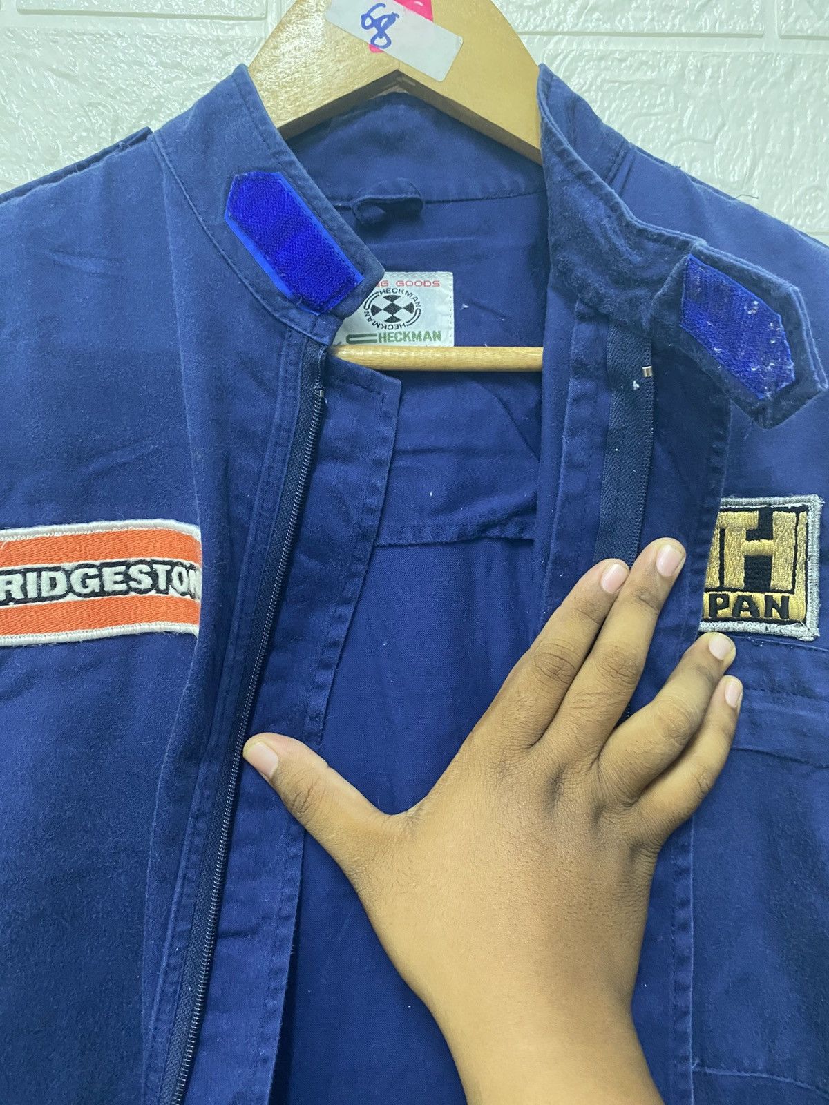 Vintage vintage racing jacket patches Bridgestone and EATH of Japan Size US M / EU 48-50 / 2 - 3 Thumbnail