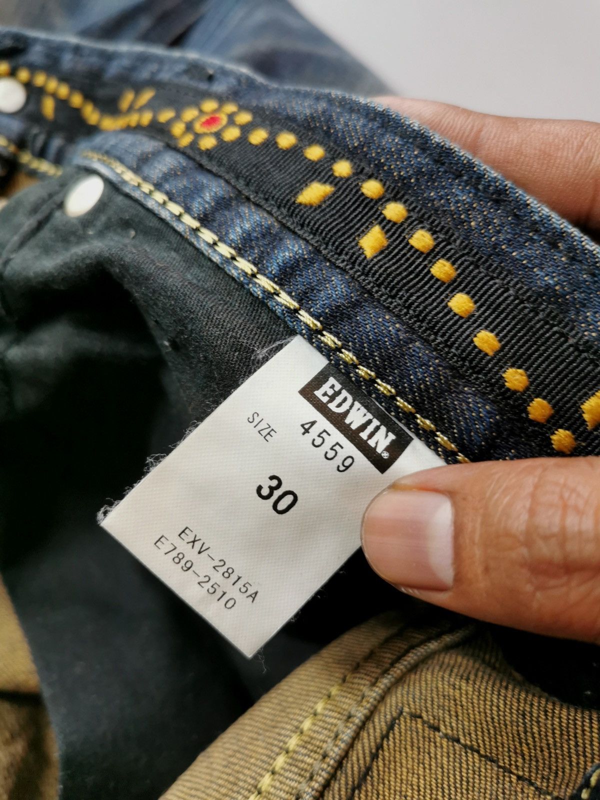 Edwin × Japanese Brand × Vintage Edwin EXV 3/4 Jeans (LG56) Size US 32 / EU 48 - 8 Thumbnail