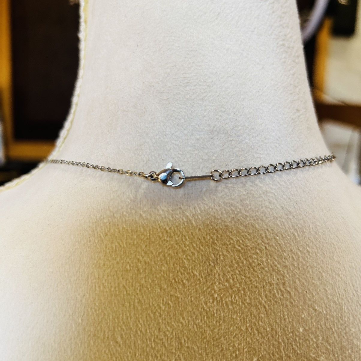 Handmade Handcrafted elegant genuine stone pendant on chain necklace Size ONE SIZE - 5 Thumbnail