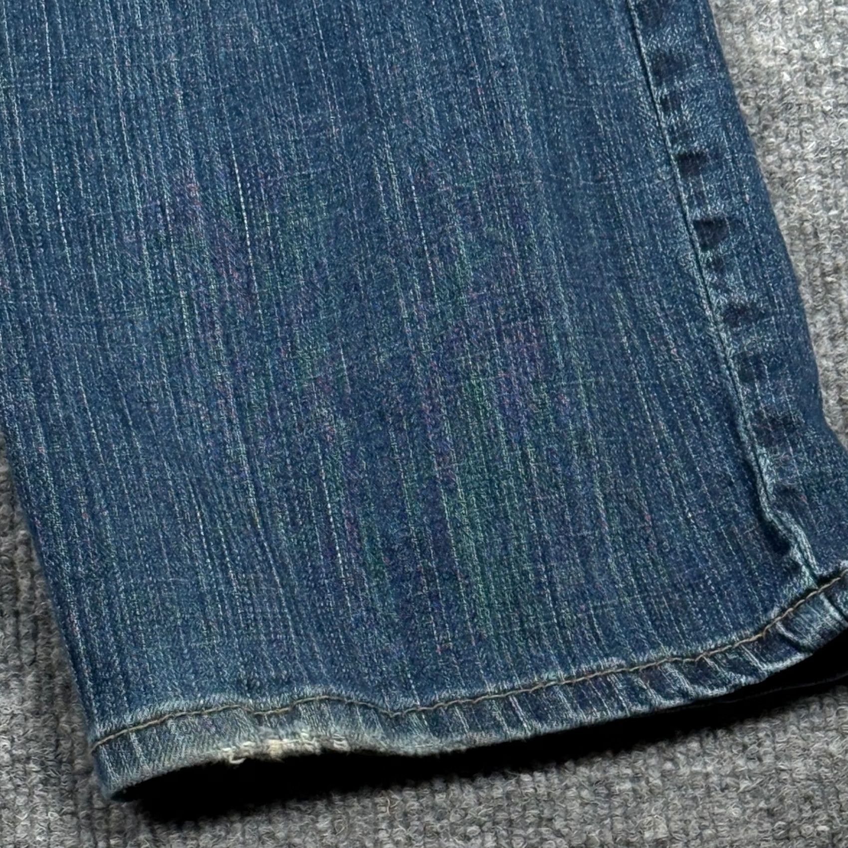 Vintage Lane Bryant Jeans Womens Size 20 Bootcut Pants Trendy Distressed Denim Stretch Size 42" / US 20 - 7 Thumbnail