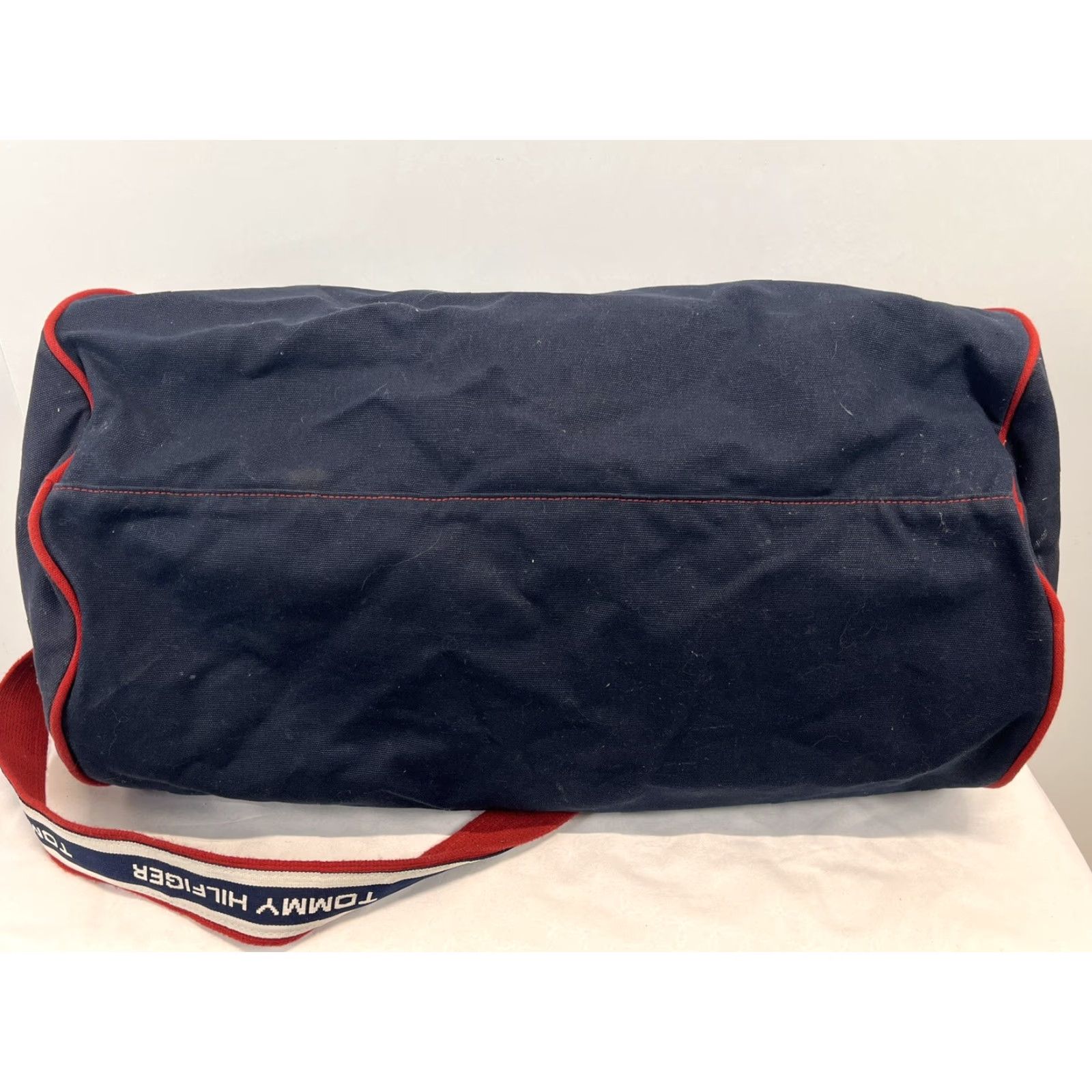 Tommy Hilfiger Vintage Tommy Hilfiger Jeans Duffle Bag GUC Navy 90’s Size US 33 - 5 Thumbnail