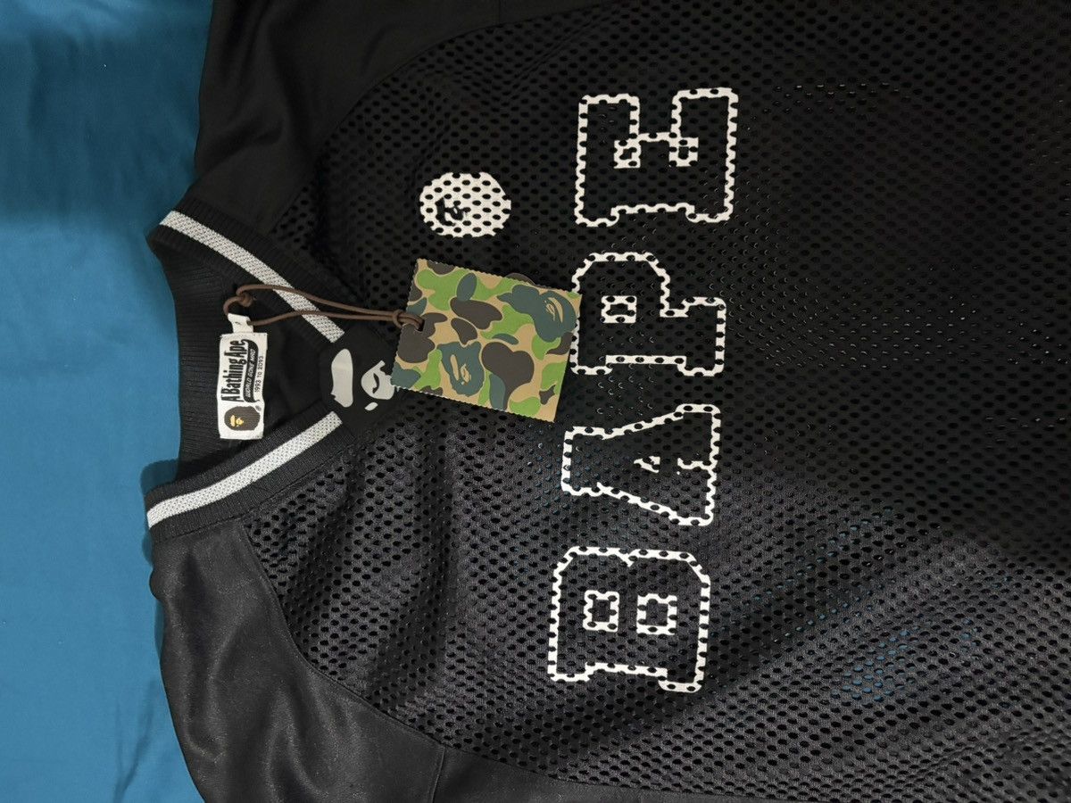 Bape BAPE Line Camo Multilogo Relaxed Fit Football Jersey 'Black' Size US S / EU 44-46 / 1 - 9 Thumbnail
