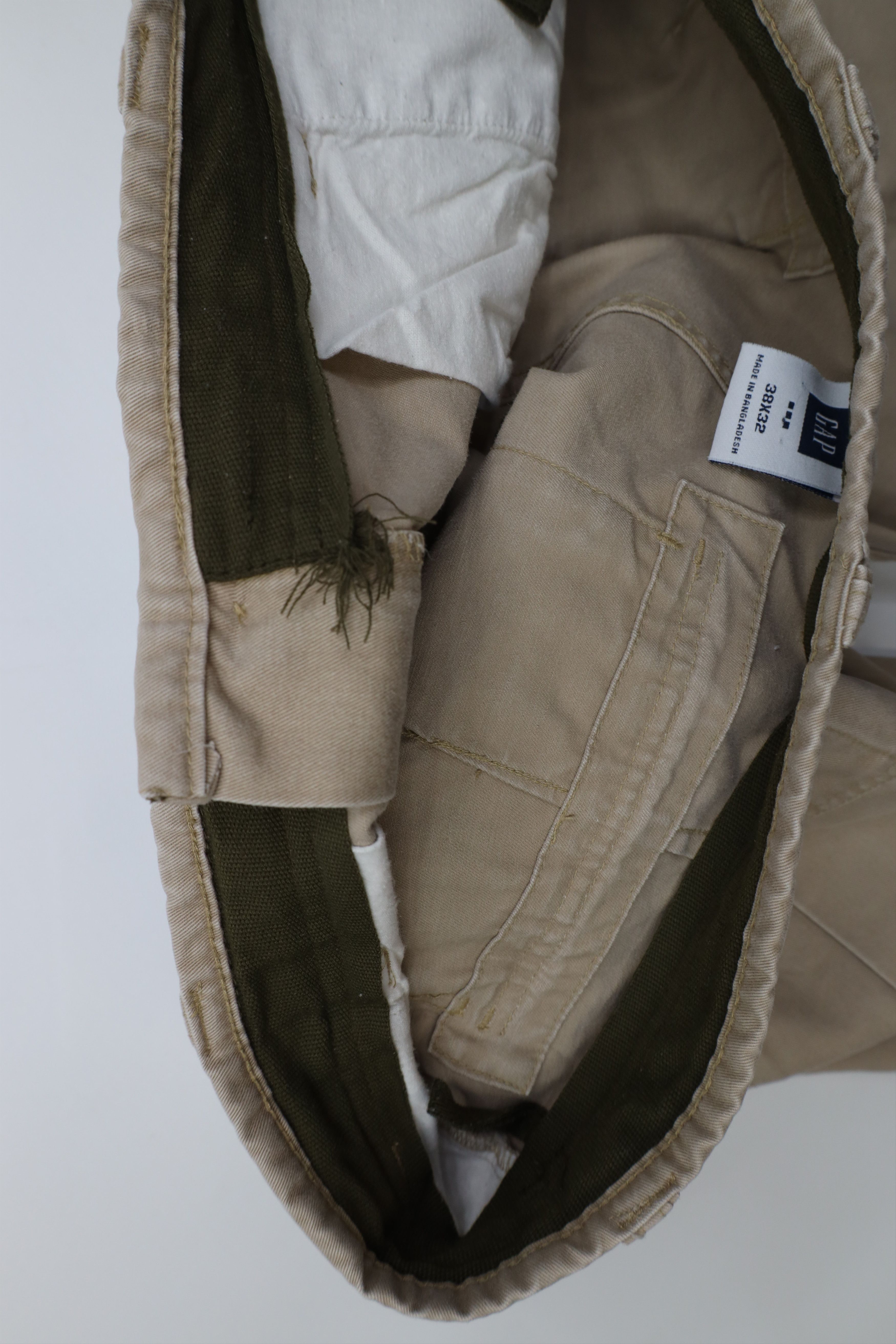 Gap Vintage Y2K 2004 Gap Baggy Heavy Wide Leg Cargo Pants Beige Size US 38 / EU 54 - 9 Thumbnail