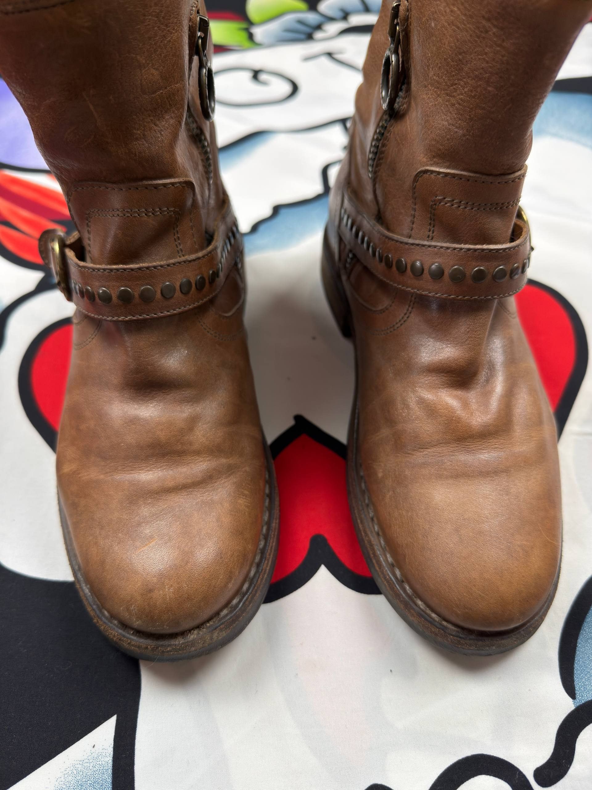 Fiorentini + Baker Fiorentini + Baker Eli Studs Moto/Cowboy boots Size 35 Size US 5 / IT 35 - 2 Thumbnail