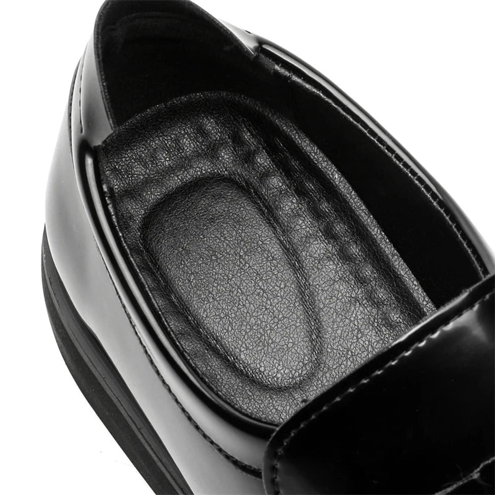 Leather Patent Box Toe Loafers Size US 11 / EU 44 - 6 Thumbnail