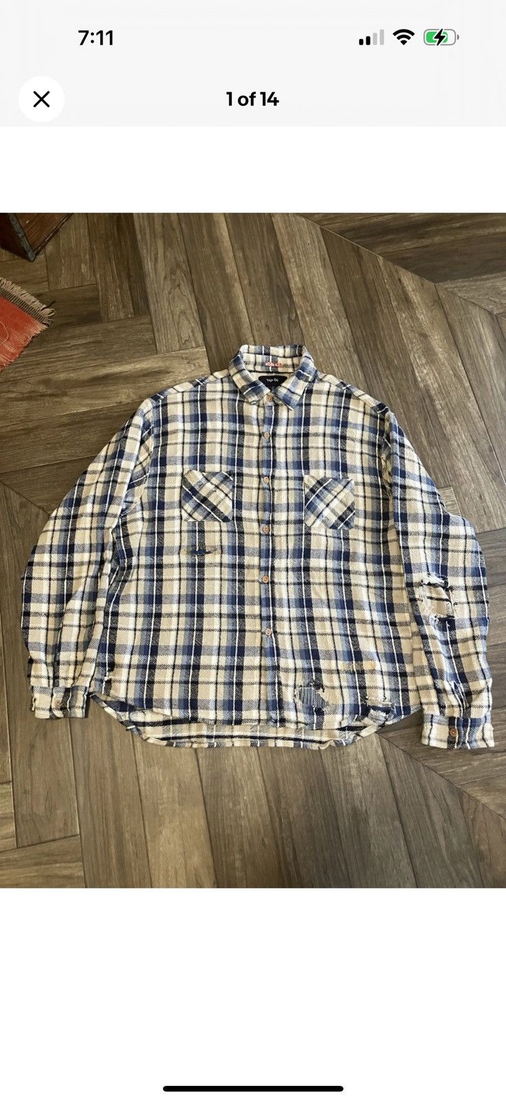 Vuja De Ross Check Flannel in Cashmere & Cotton | Grailed