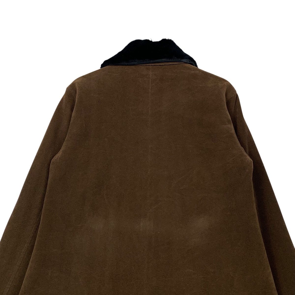 Japanese Brand INED Made in Japan Velvet Collar Coat Jacket #2290-C102 Size US M / EU 48-50 / 2 - 8 Thumbnail