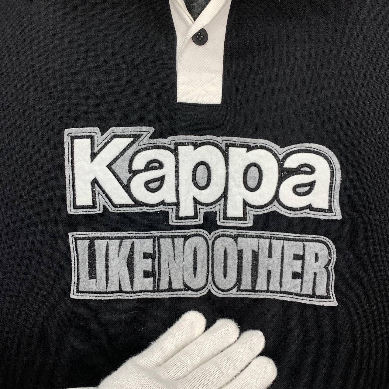 Kappa 90s Vintage KAPPA Polo Sweatshirt / Polo Rugby #2418-13 Size US L / EU 52-54 / 3 - 2 Thumbnail