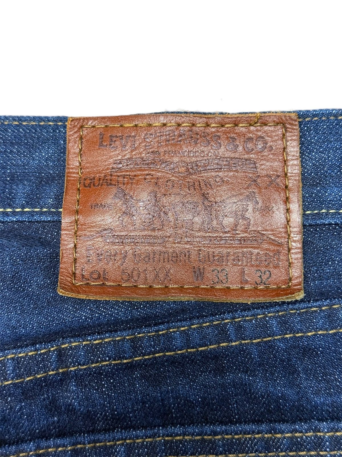 Levi's Vintage Levi's 501XX Jeans Selvedge Made In USA BootCut Size US 33 - 4 Thumbnail