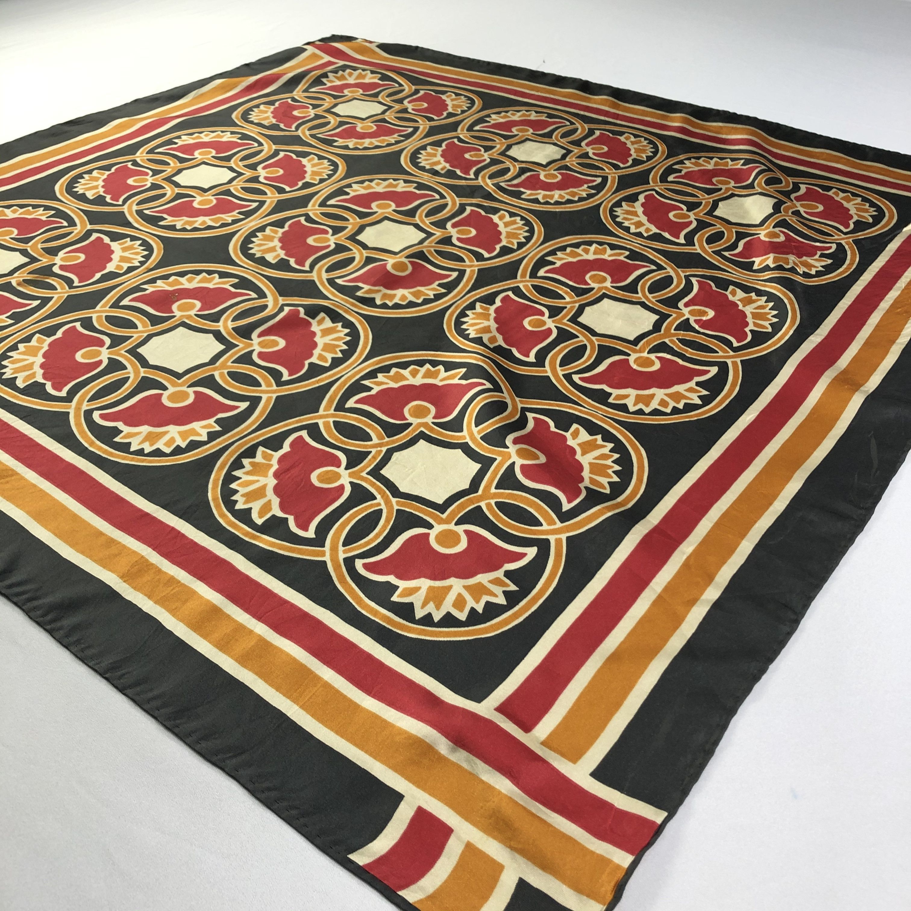 Vintage Vintage Silk Scarf Size ONE SIZE - 3 Thumbnail