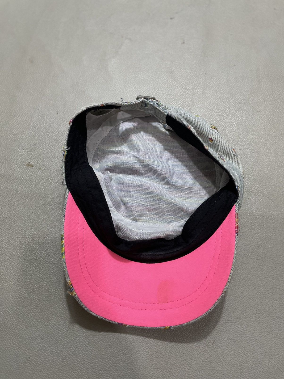 Japanese Brand Undefined Distressed Cadet Hat Nice design Size ONE SIZE - 5 Thumbnail