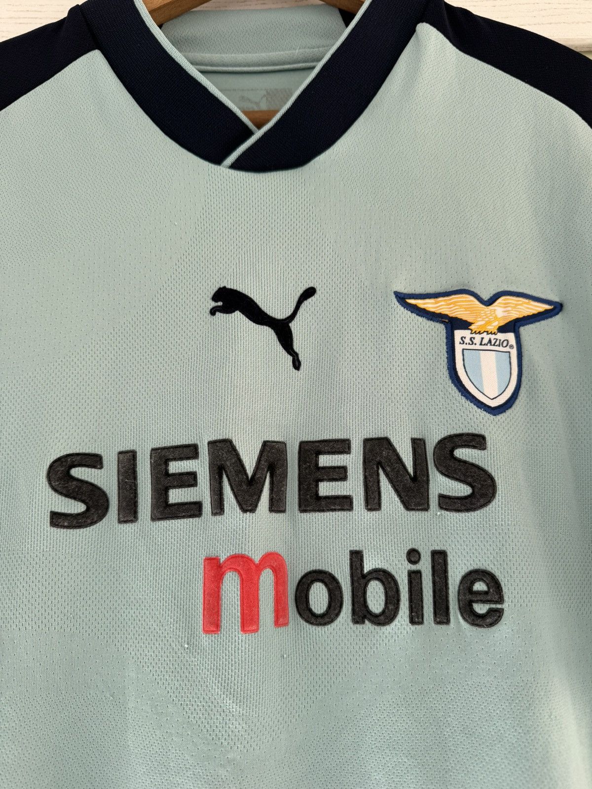 Puma Vintage Lazio 2002-2003 Claudio #7 Third Soccer Jersey Shirt Size US M / EU 48-50 / 2 - 7 Thumbnail
