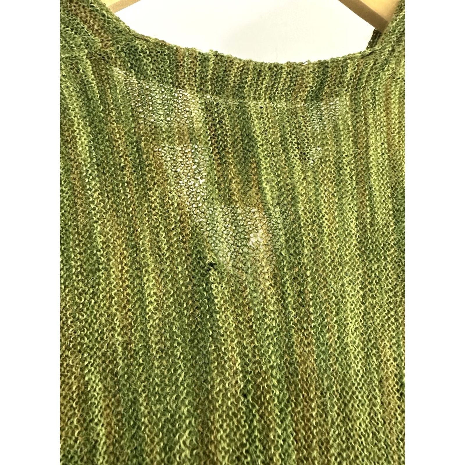 Vintage VTG 60s Springfoot Mohair Wool Blend Grinch Green Cardigan Sweater L Green Mens Shirt? Size US L / EU 52-54 / 3 - 7 Thumbnail