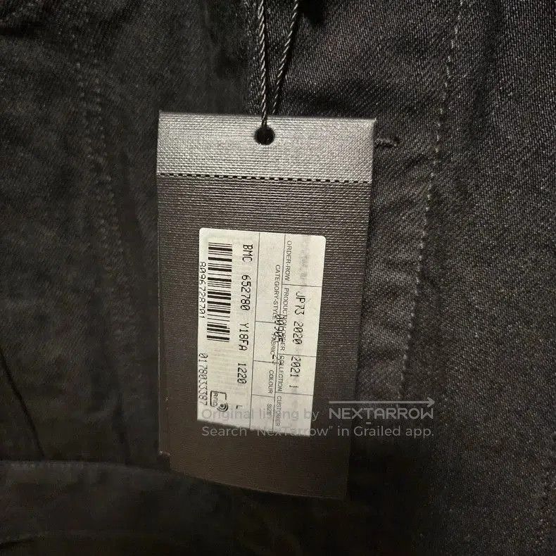 Saint Laurent Paris YSL Black Denim Jacket with Shearling Collar. Size US L / EU 52-54 / 3 - 4 Thumbnail