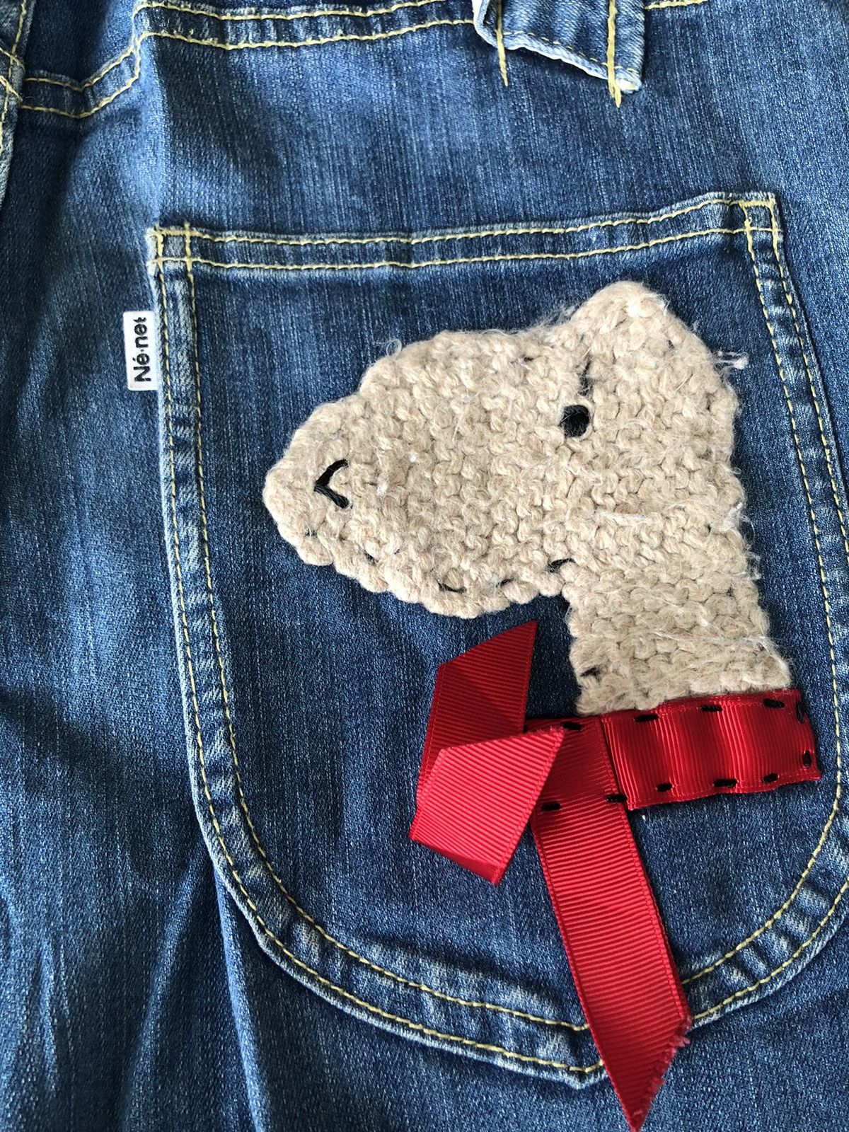 Issey Miyake × Japanese Brand × mercibeaucoup NE NET BUCKLE BACK JEANS Size US 32 / EU 48 - 4 Thumbnail