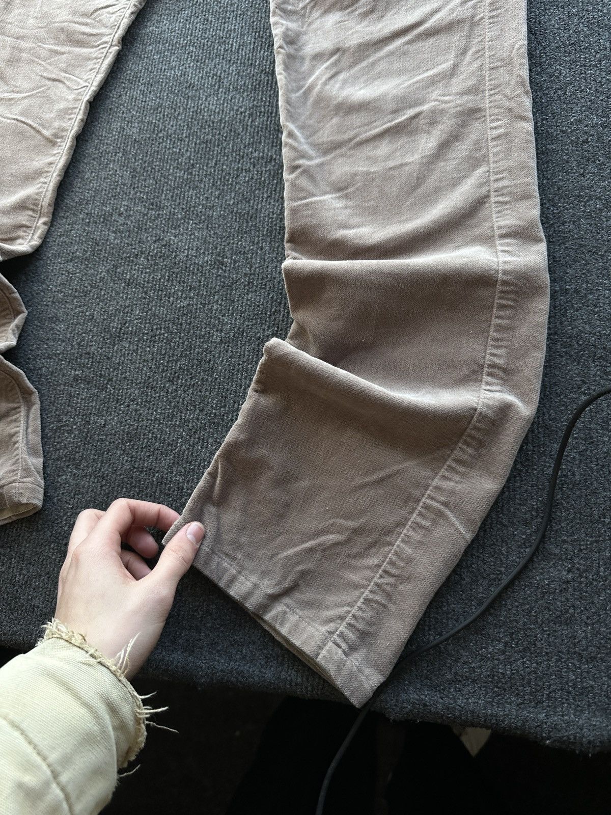Armani 🚨 ARMANI JEANS LUXURY OLD MONEY relax BEIGE/GRAY Womens Size 30" / US 8 / IT 44 - 4 Thumbnail