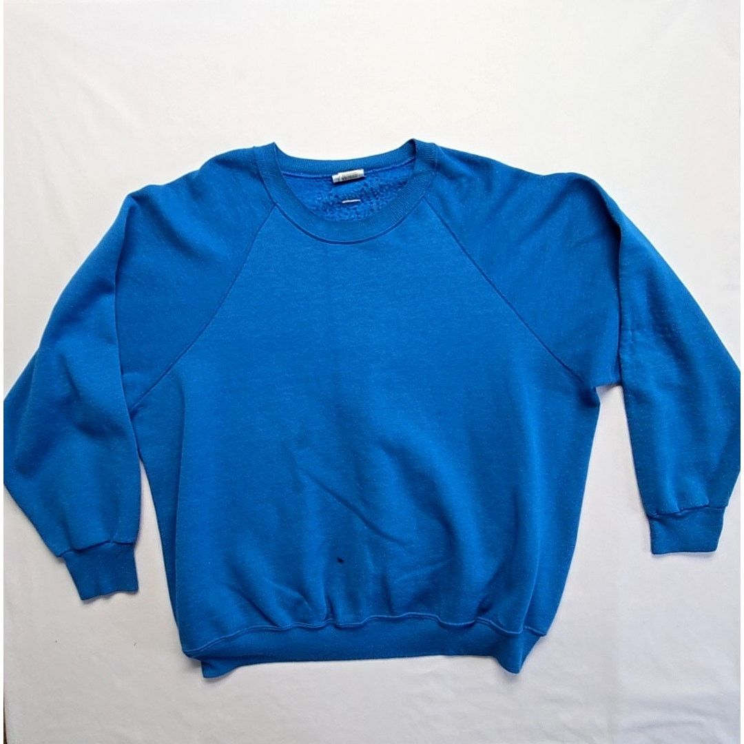 Lee Vintage Blue Blank Sweatshirt Lee 2XL Blue Crewneck Size US XXL / EU 58 / 5 - 1 Thumbnail
