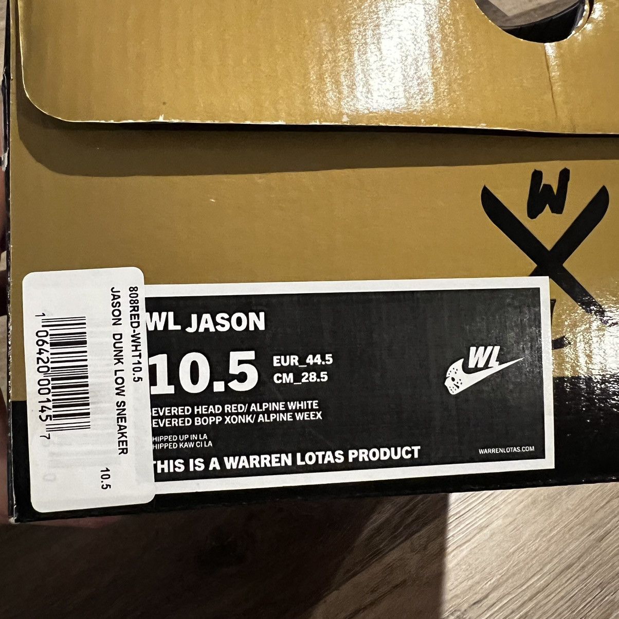 Warren Lotas Warren Lotas Jason Dunk Low Og Jason Dunk Size US 10.5 / EU 43-44 - 25 Thumbnail