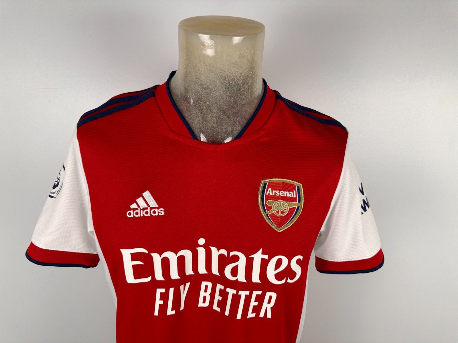 Adidas Arsenal 2021 Football Shirt Soccer Jersey #7 Saka Size M Size US M / EU 48-50 / 2 - 7 Thumbnail
