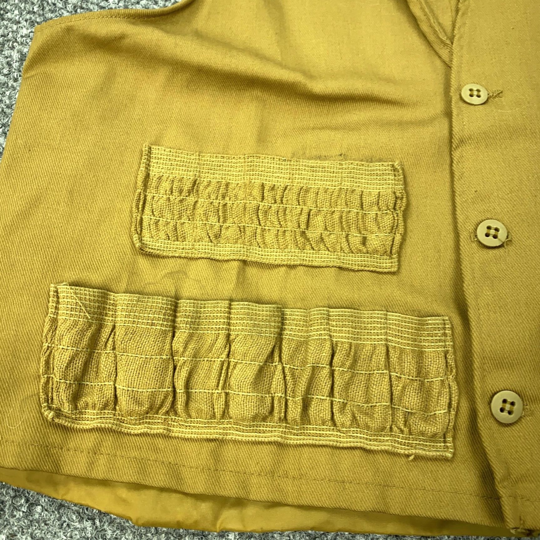 Vintage VINTAGE Chief Hunting Vest Mens Large Brown Shooting Game Bag Shell Loops Field Size US L / EU 52-54 / 3 - 5 Thumbnail