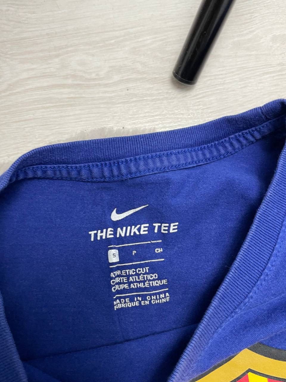 Nike × Vintage Nike Barcelona Vintage Tee Big CENTER Logo Soccer Jersey Size US S / EU 44-46 / 1 - 7 Thumbnail