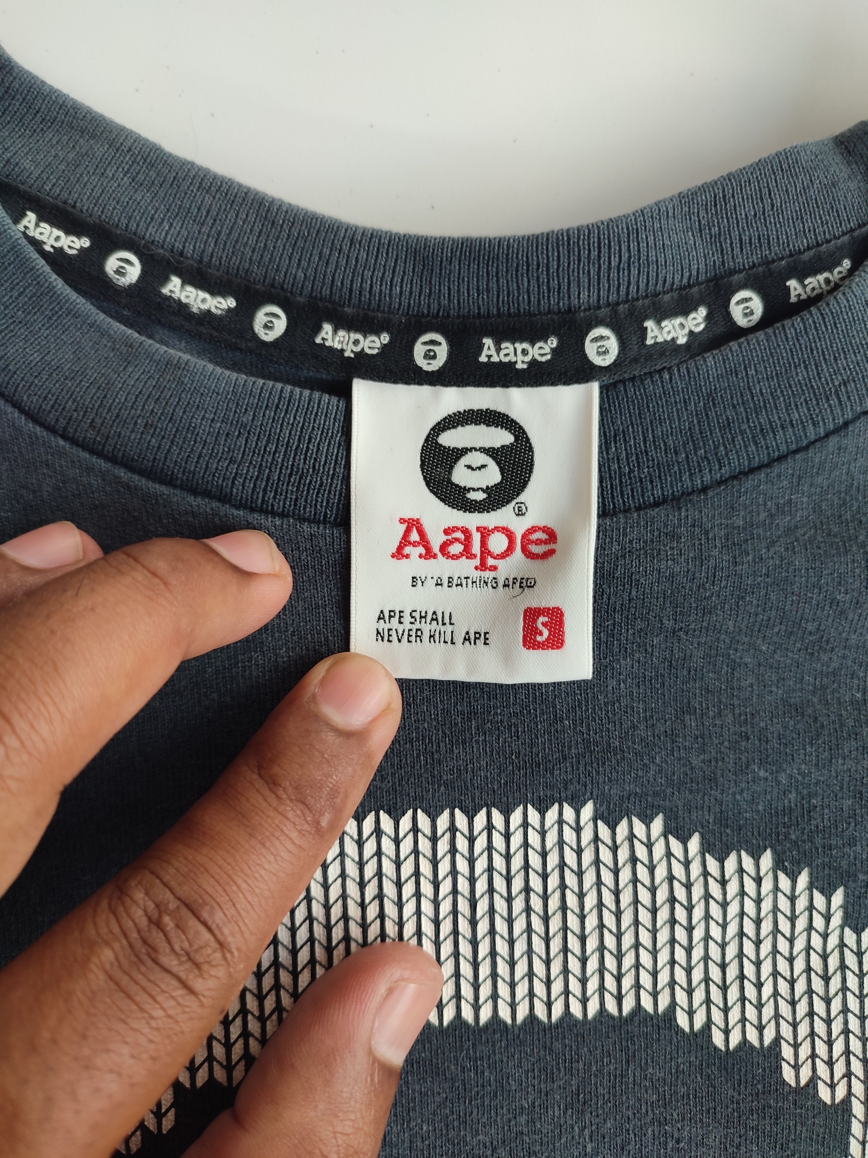 Aape Authentic Aape by A Bathing Ape T-shirt Size US S / EU 44-46 / 1 - 6 Thumbnail