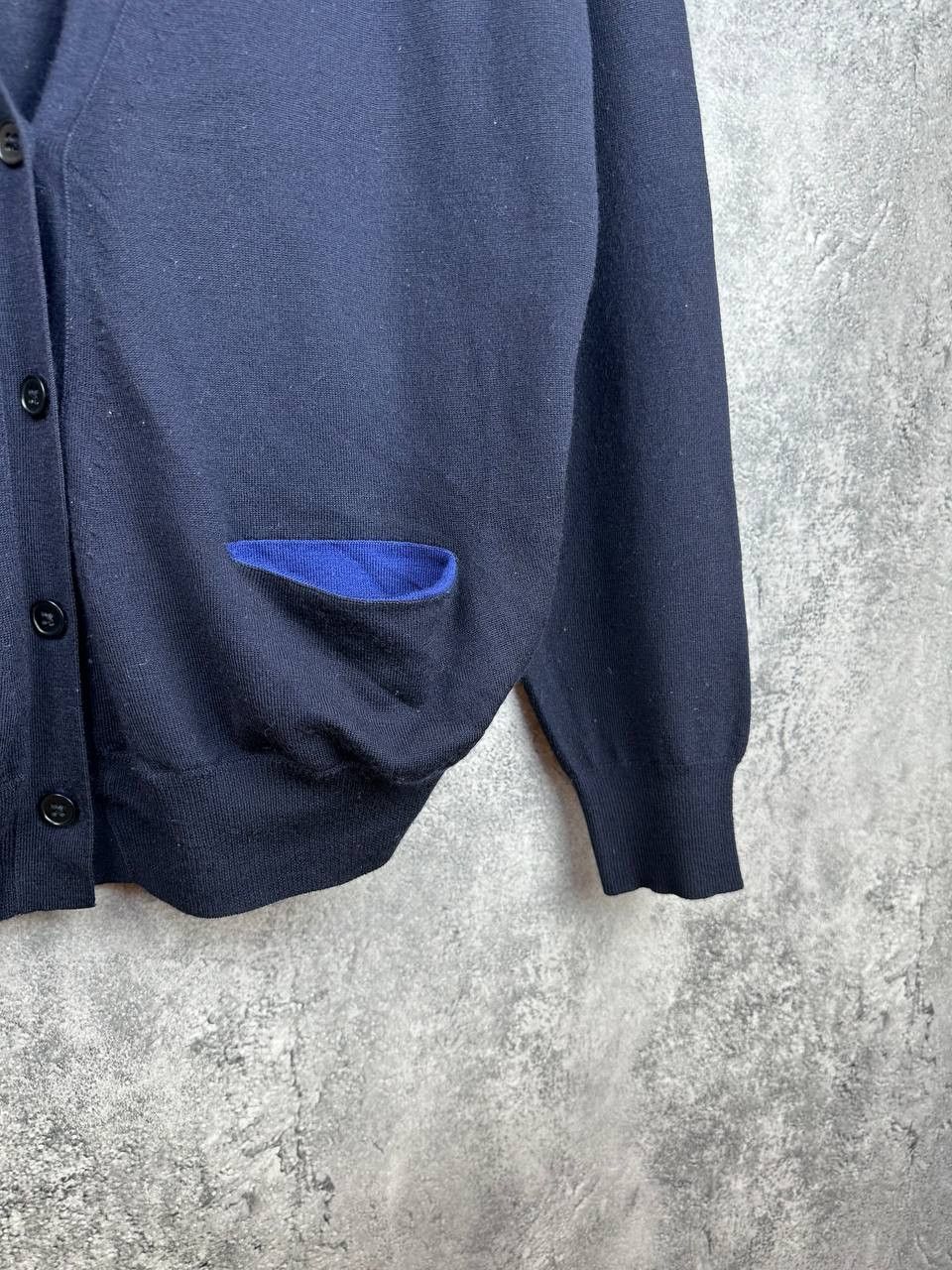 Jil Sander × Uniqlo Jil Sander x Uniqlo J+ Cardigan Navy Sweater Button LS Size US L / EU 52-54 / 3 - 8 Thumbnail