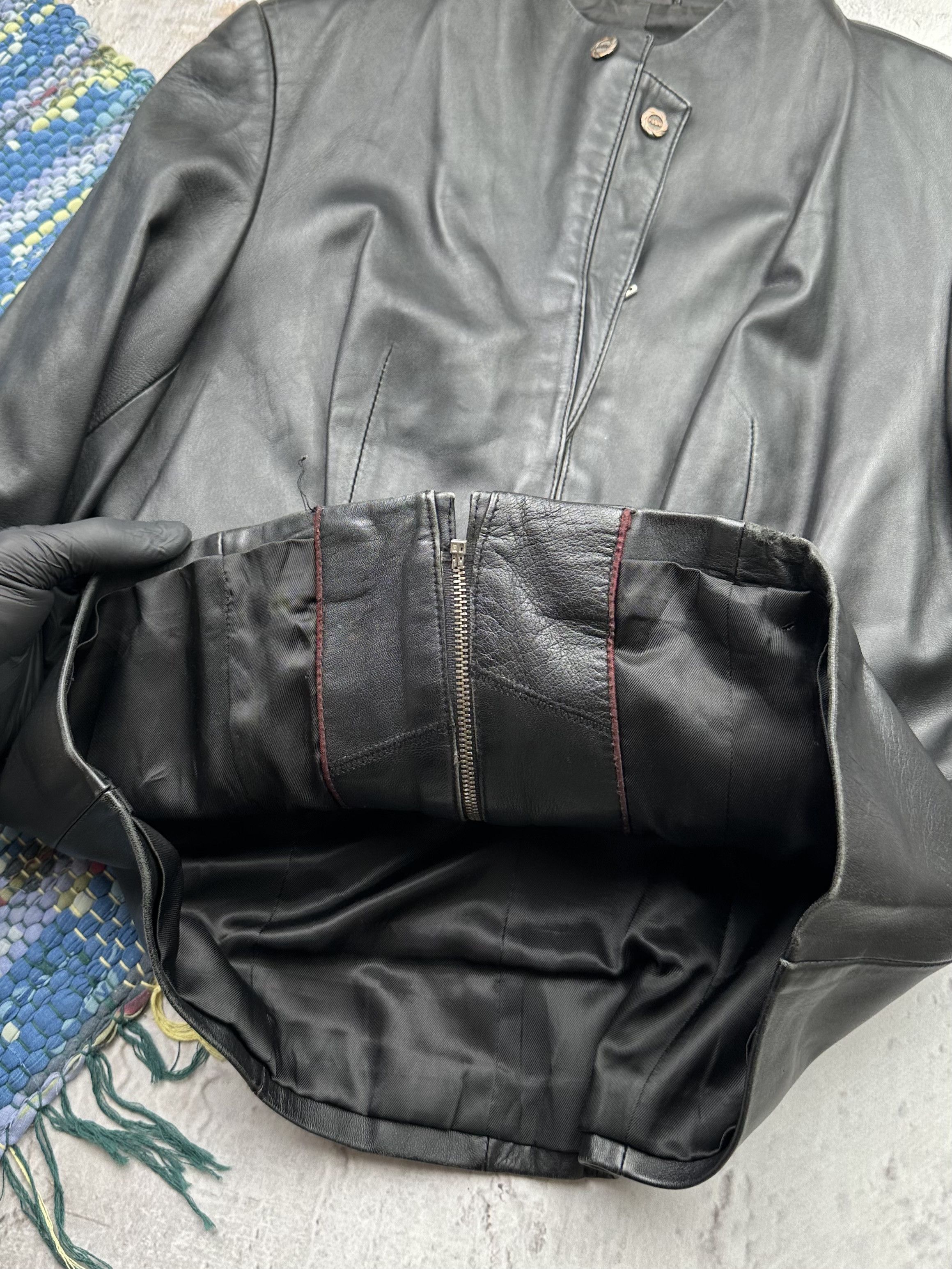 Japanese Brand Vintage Leather Jacket A337D15(23) Size S / US 4 / IT 40 - 5 Thumbnail