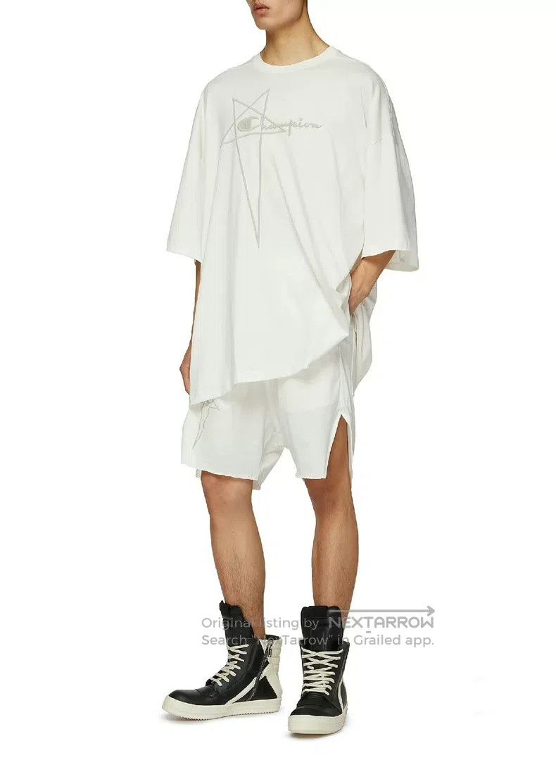 Rick Owens RICK OWENS size M Beige Lightweight Cotton Shorts Size US 27 - 1 Thumbnail
