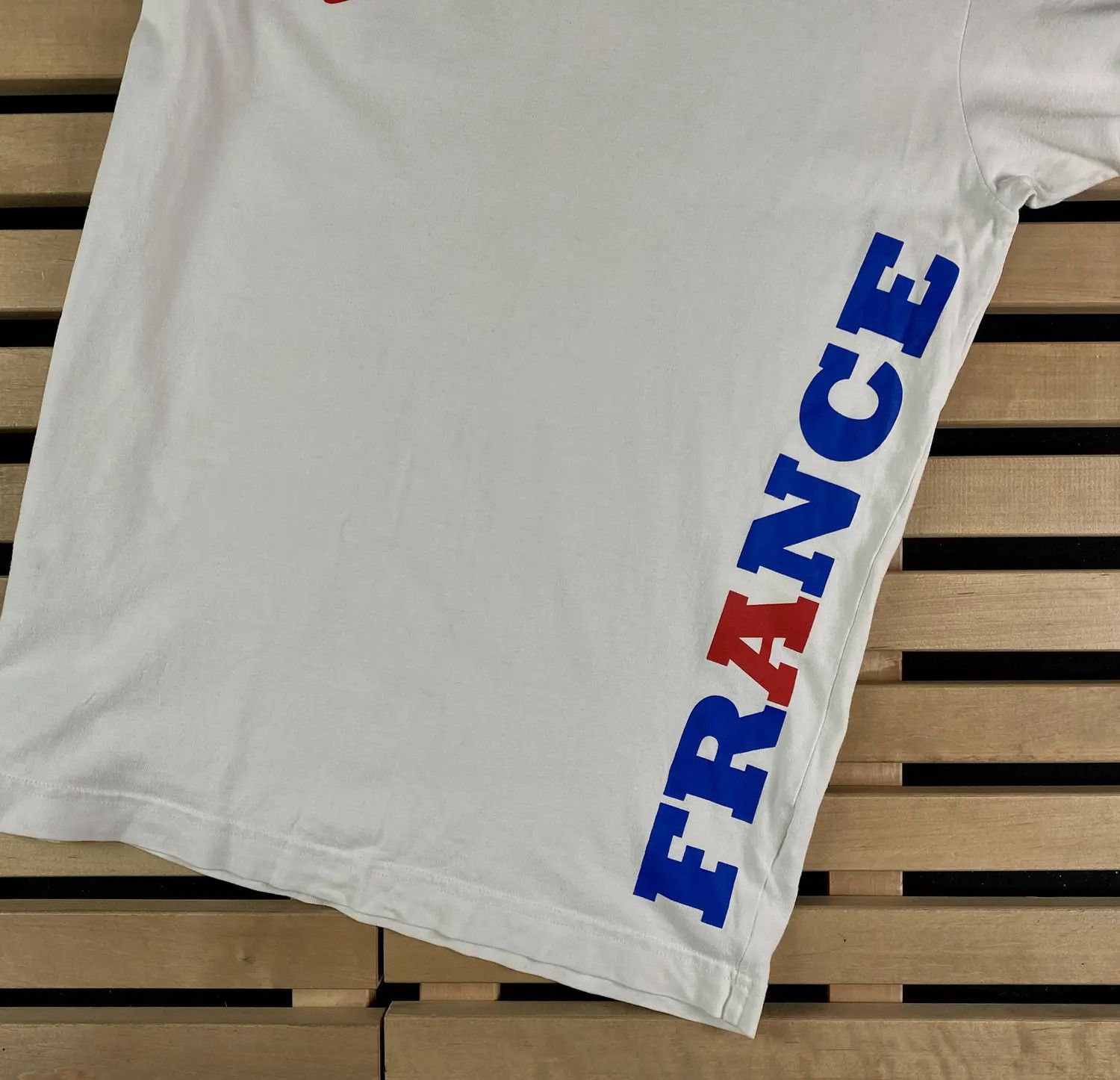 Nike Mens T-Shirt Short Sleeve Nike France 22 Vintage Size M Size US M / EU 48-50 / 2 - 5 Thumbnail