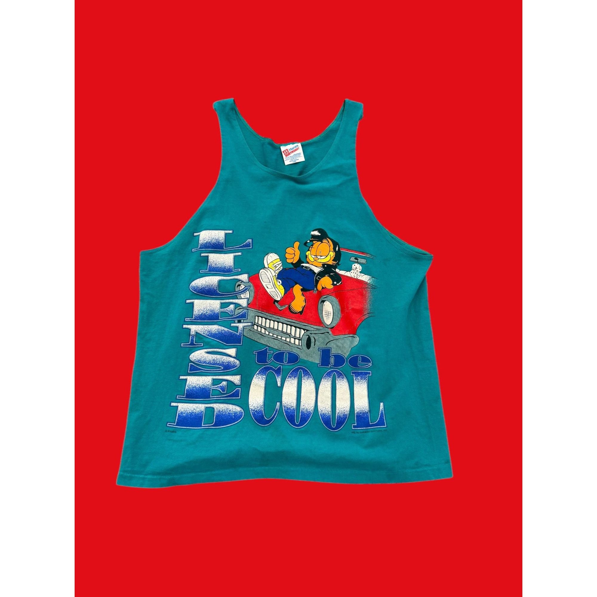 Other 90's Garfield "Licensed to be Cool" Tank Top Size US L / EU 52-54 / 3 - 1 Thumbnail