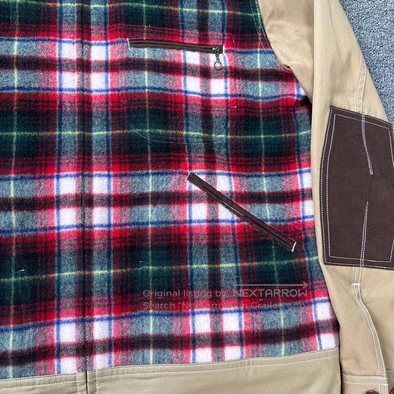 Junya Watanabe Junya Watanabe Plaid Patchwork Jacket Shirt Size US XS / EU 42 / 0 - 3 Thumbnail