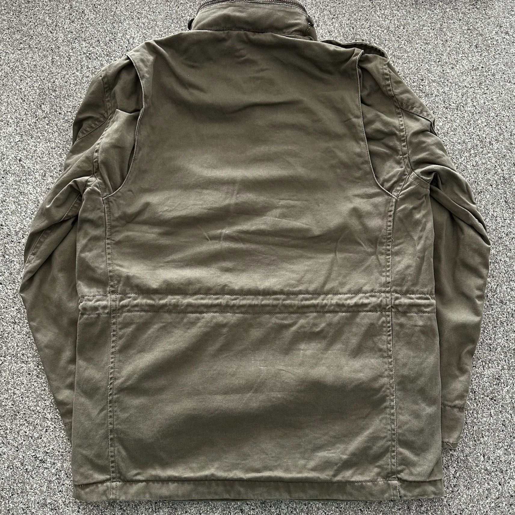 Vintage Aéropostale Military Jacket Mens M Olive Green Hooded Utility Coat Size US M / EU 48-50 / 2 - 6 Thumbnail