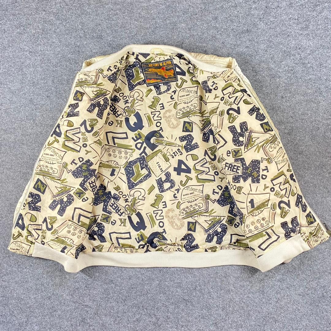 Japanese Brand Vintage Victoria Alpha Air Force Combat Jacket Size US L / EU 52-54 / 3 - 8 Thumbnail