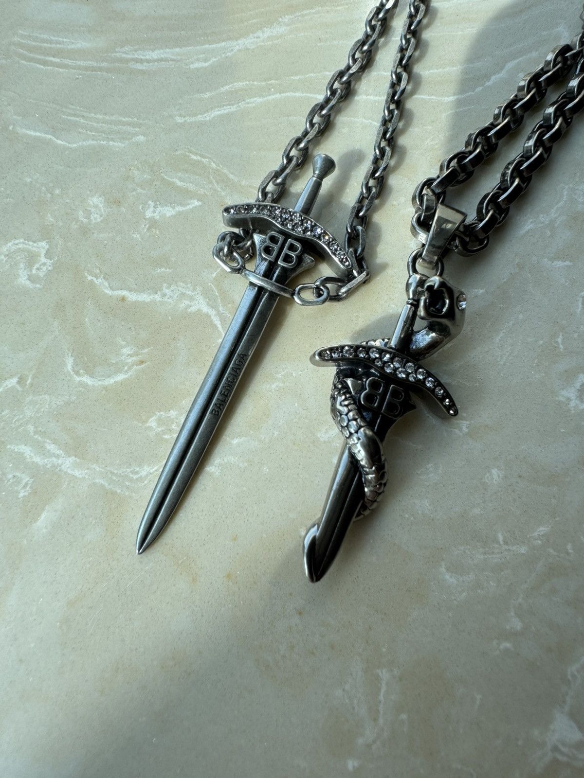 Balenciaga Balenciaga Goth Snake Necklace | Grailed