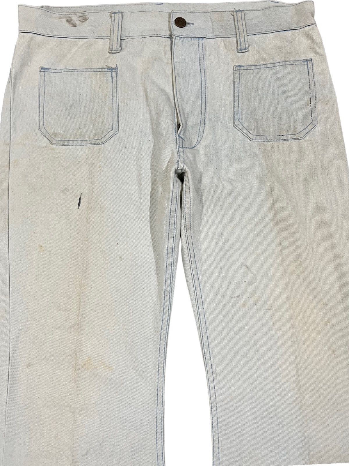 Japanese Brand × Vintage Vintage Japanese Brand Bootcut Bush Pants Denim Size US 34 / EU 50 - 2 Thumbnail