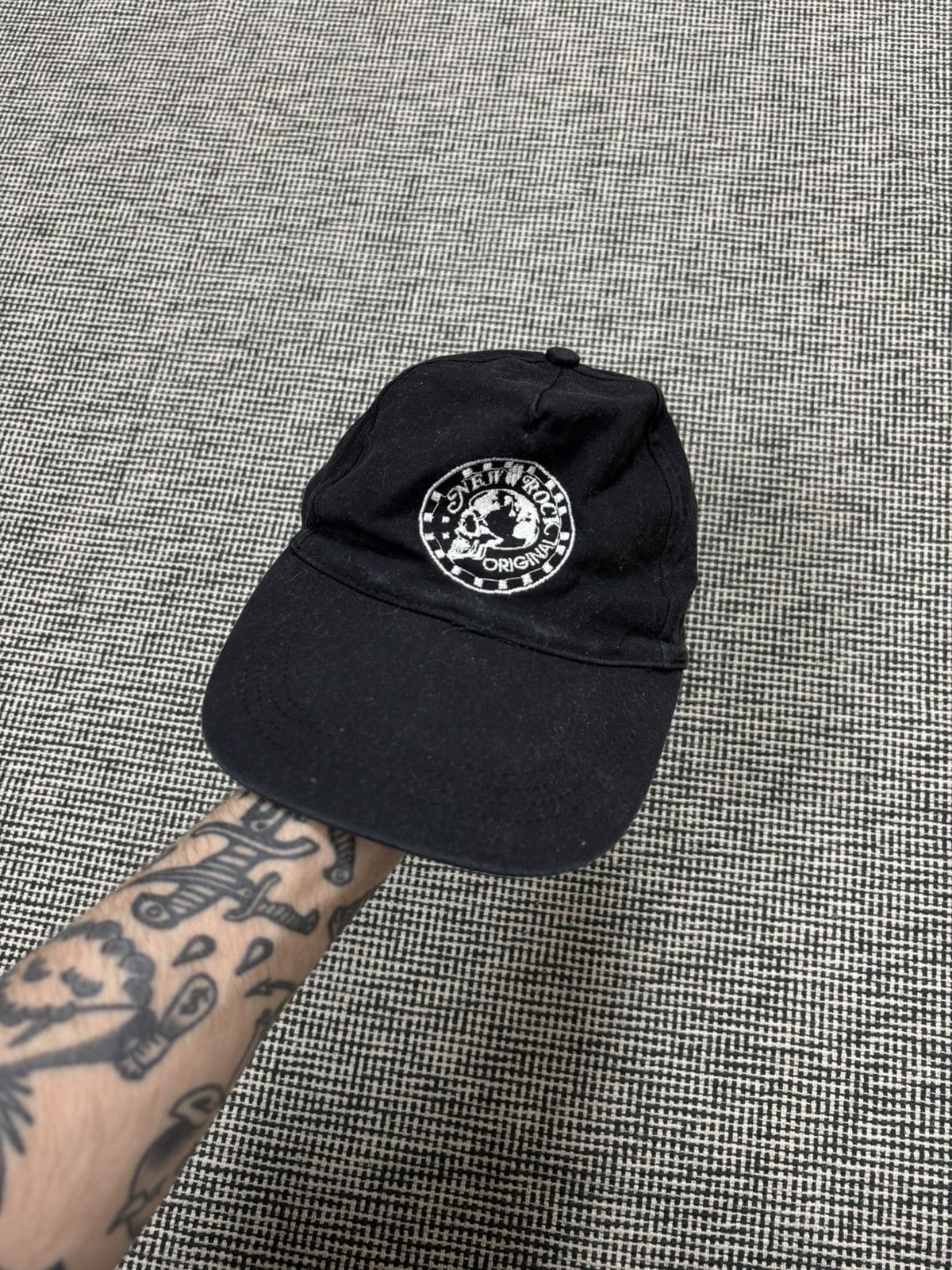 New rock vintage 90s promo snapback cap