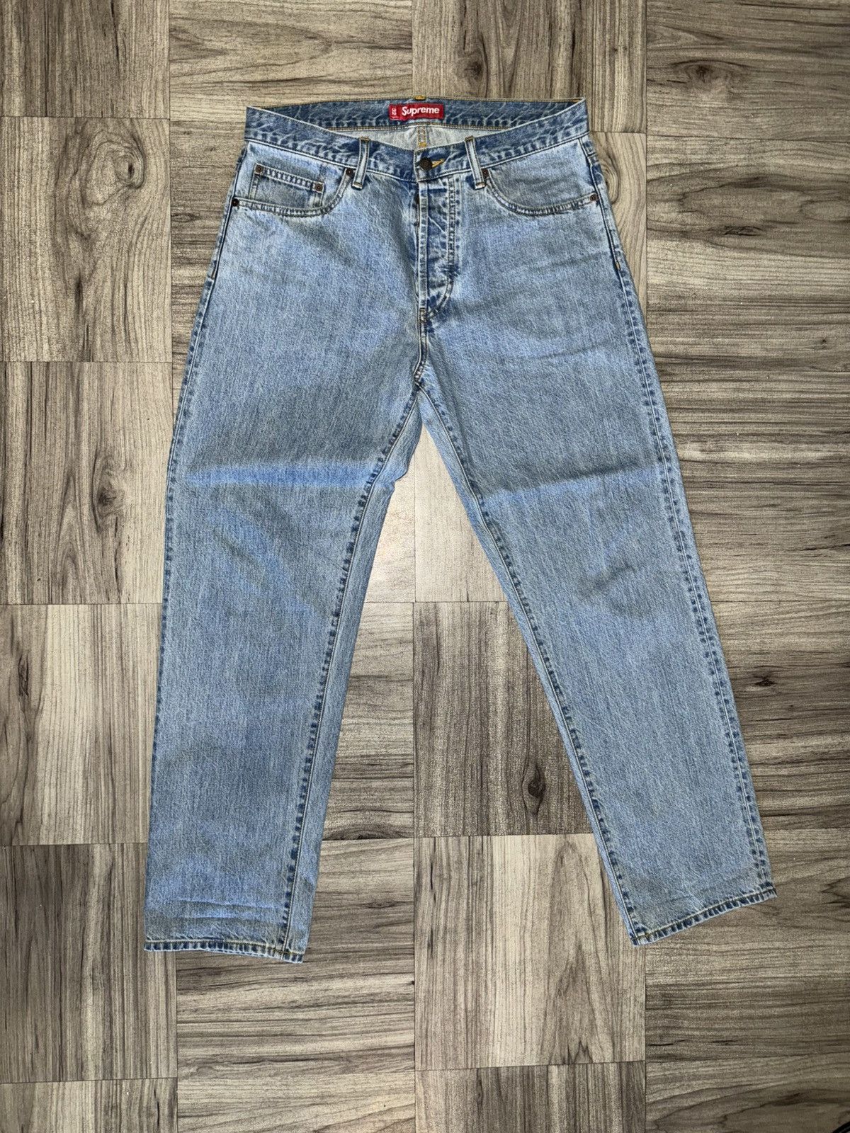 Supreme Supreme Regular Jean Blue FW25 Size US 32 / EU 48 - 1 Thumbnail