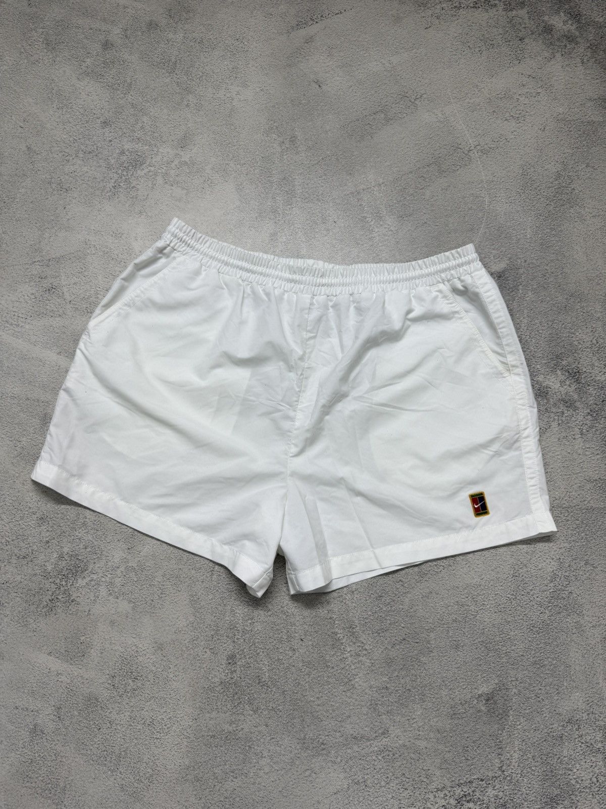 Nike Vintage Y2k Nike Swoosh Nylon Shorts Size US 36 / EU 52 - 3 Thumbnail