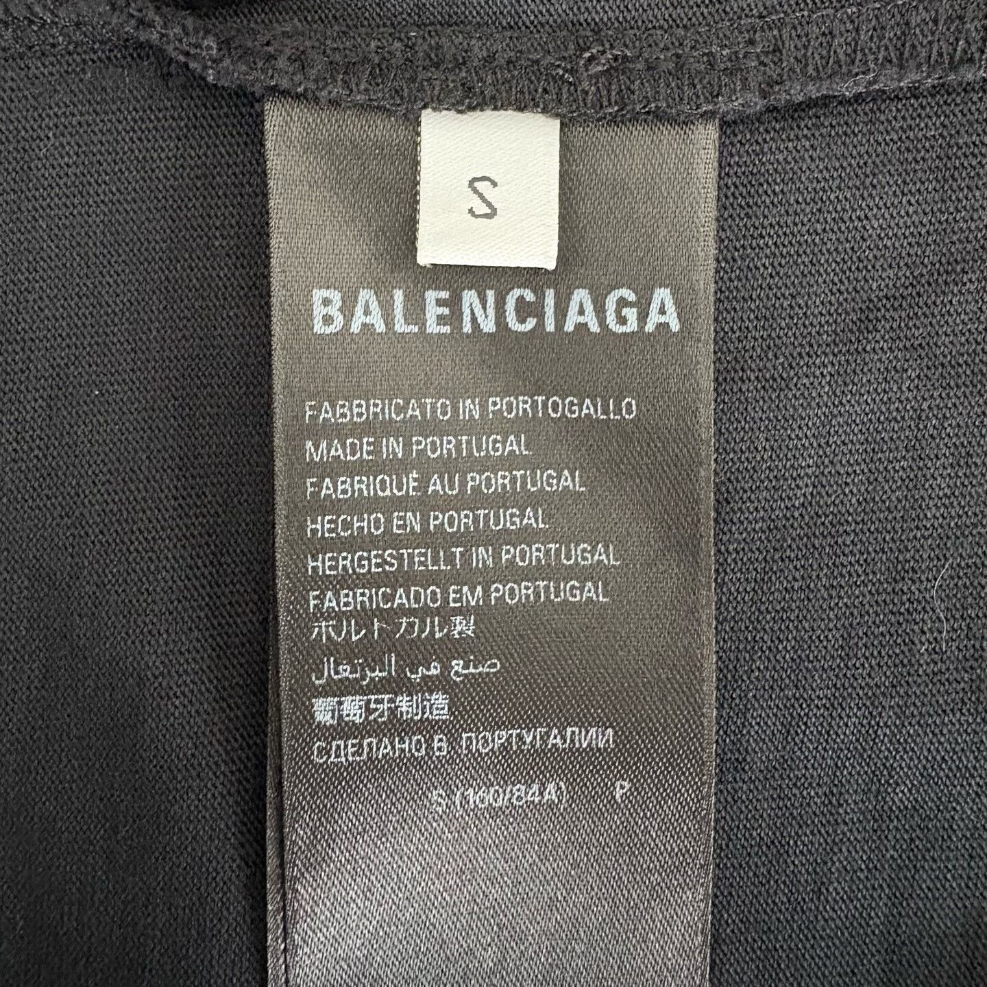 Balenciaga Balenciaga Black Heart Logo Short Sleeve Shirt Size US S / EU 44-46 / 1 - 5 Thumbnail