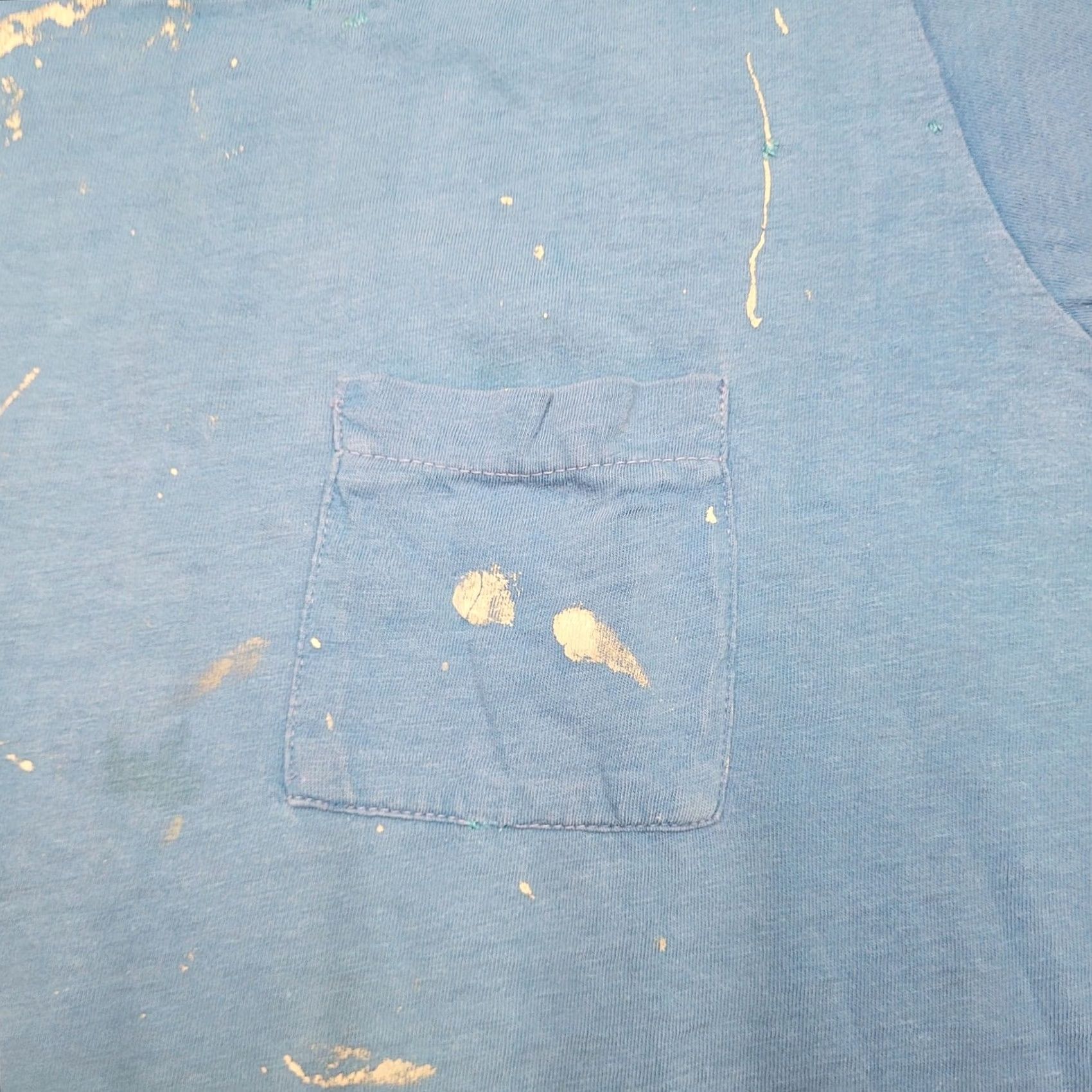 Fruit Of The Loom VINTAGE Roach Studios T-Shirt Male Chauvinist 70s Pig Graphic 50/50 1973 Mens Small Bloodstains Distressed Short Sleeve Crew Neck Paper Thin Size US S / EU 44-46 / 1 - 6 Thumbnail