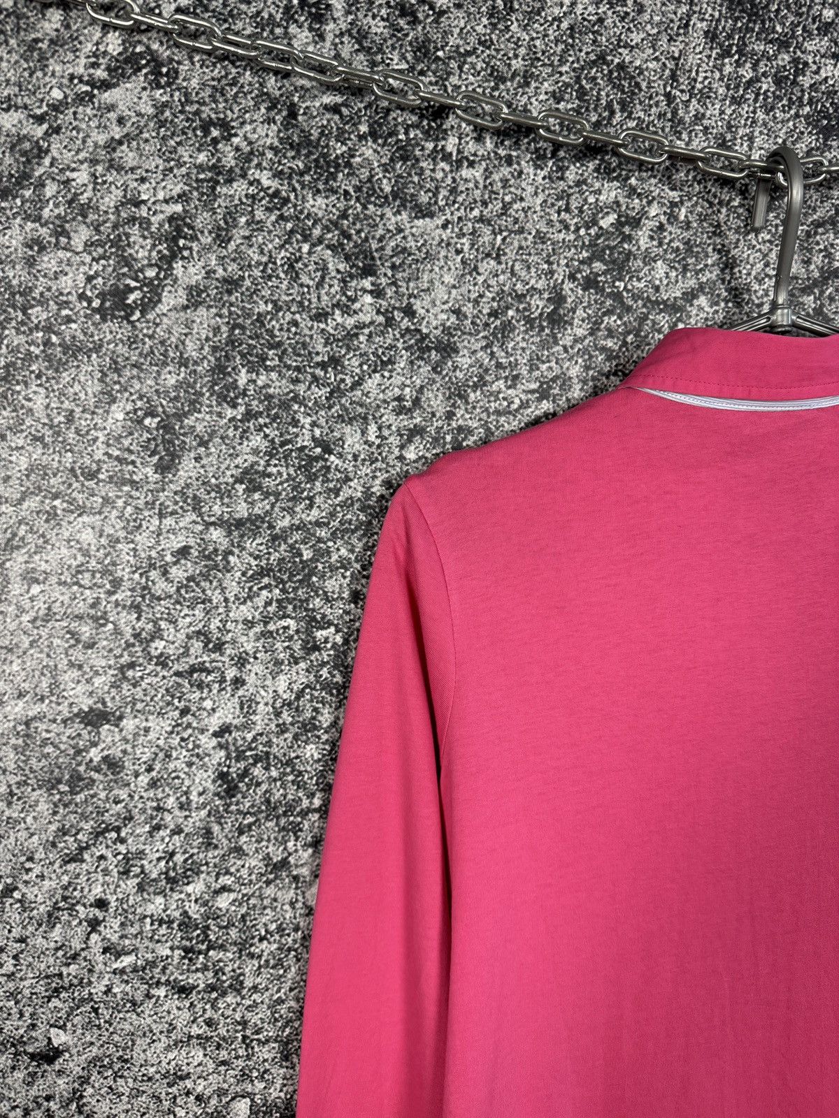 Musto Women’s Musto Long Sleeve Polo Shirt Pink Cotton Size 10 Size M / US 6-8 / IT 42-44 - 12 Thumbnail