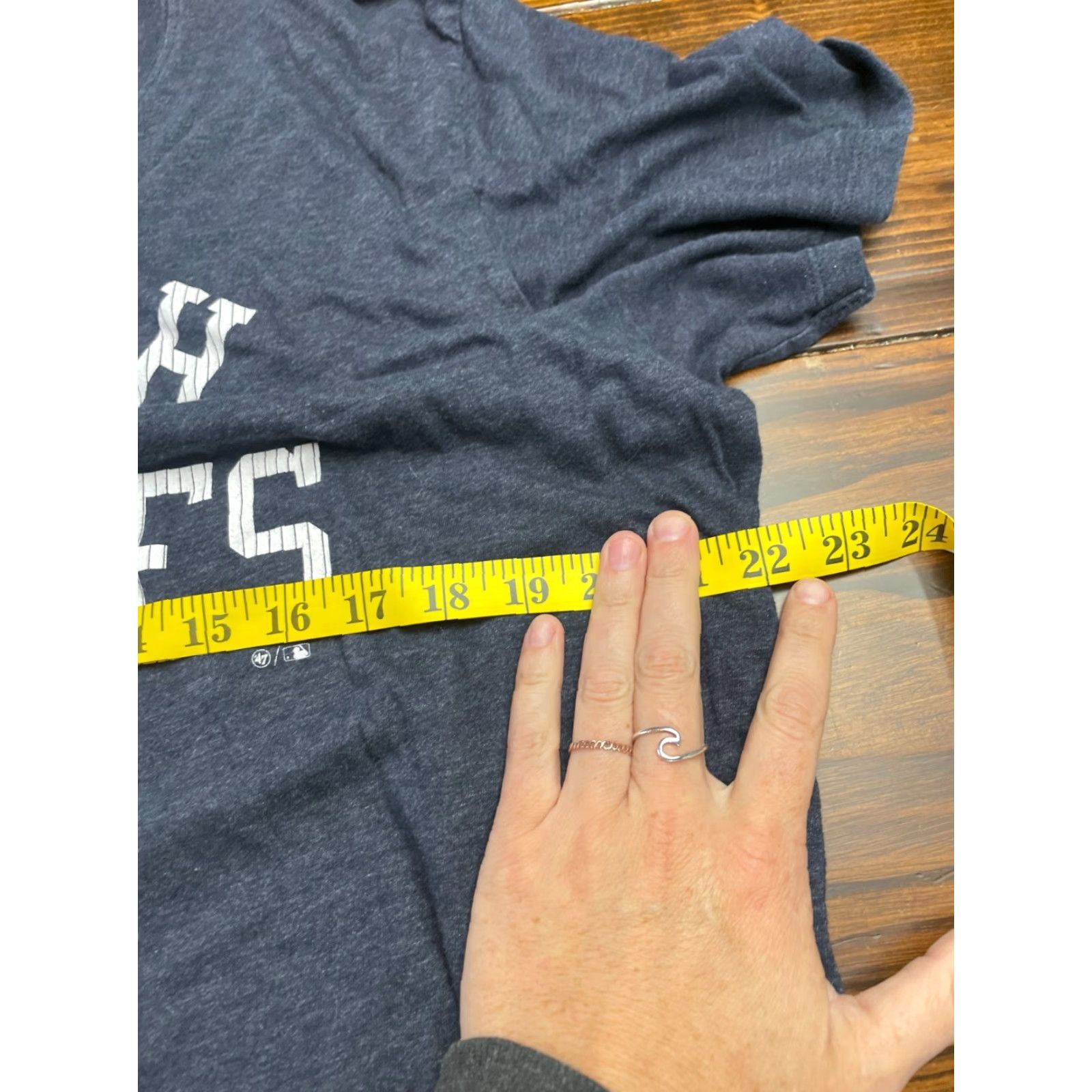 47 47 Shirt Men's XL Blue MLB New York Bunch of Savages T-Shirt Crew Neck Short Sleeve Graphic Print Size US XL / EU 56 / 4 - 6 Thumbnail
