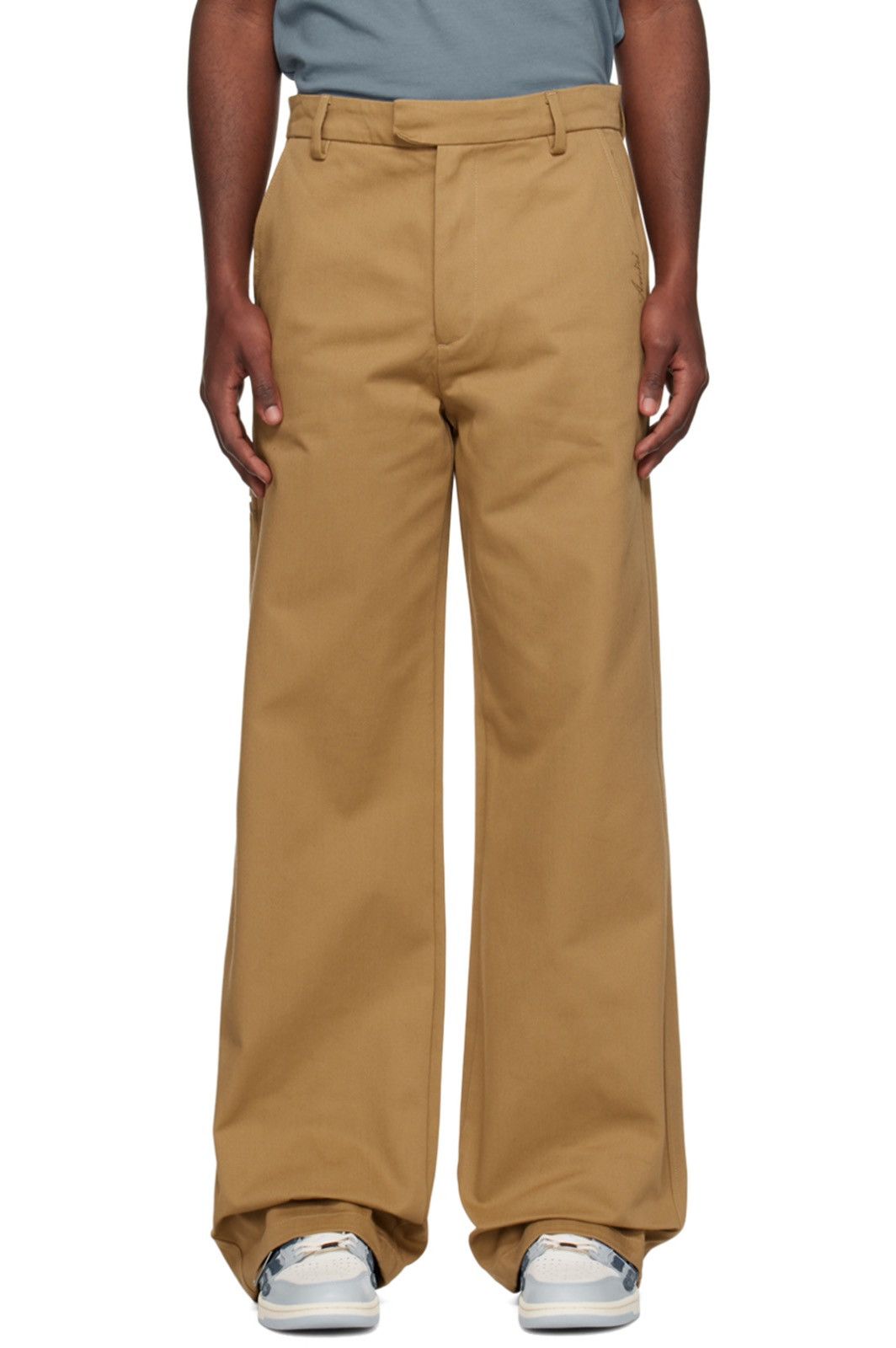 Amiri AMIRI Tan Baggy Work Trousers Size US 35 - 3 Thumbnail