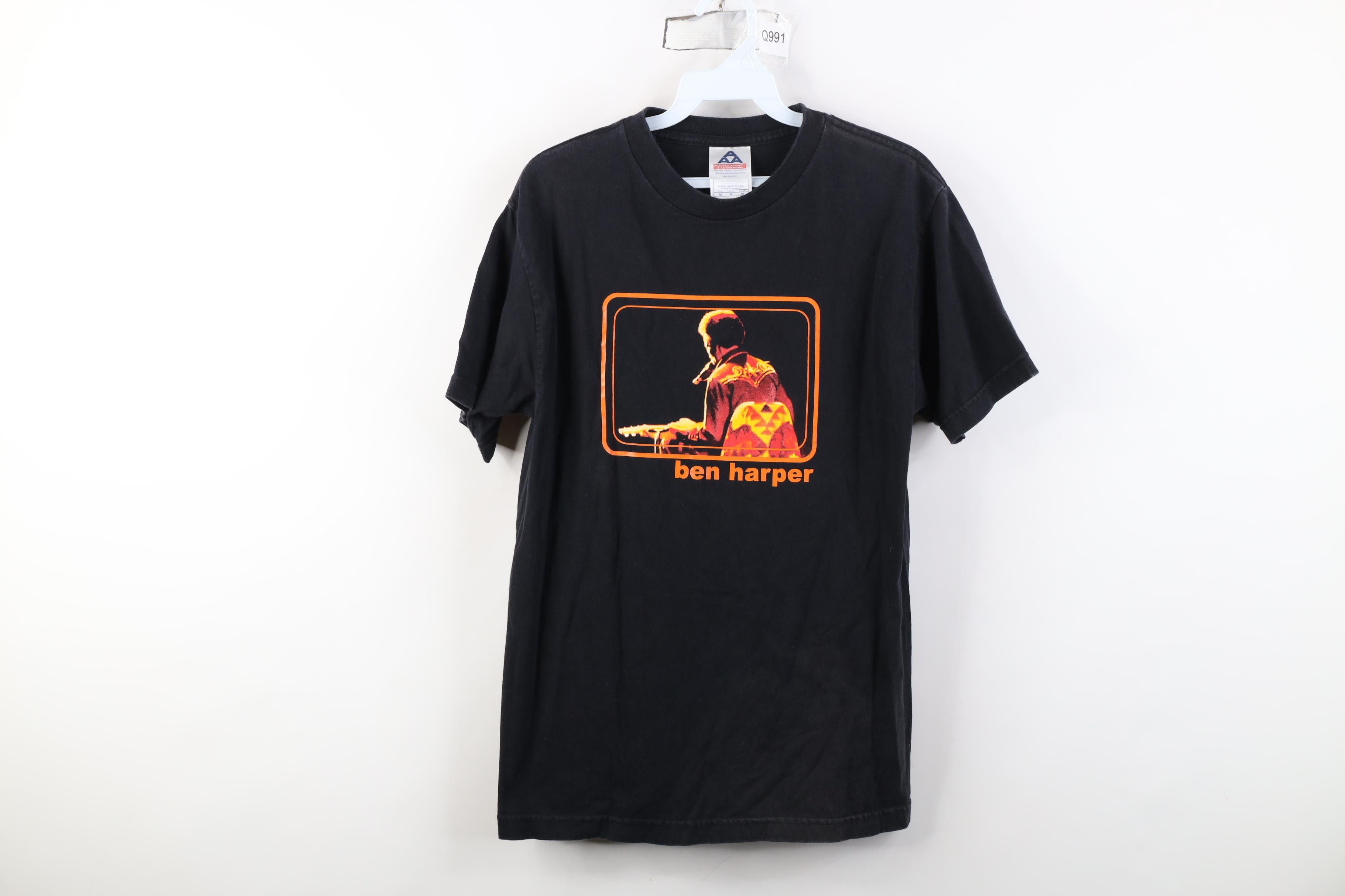 Vintage Vintage Spell Folk Reggae Ben Harper Band Tour T-Shirt Black Size US M / EU 48-50 / 2 - 1 Thumbnail