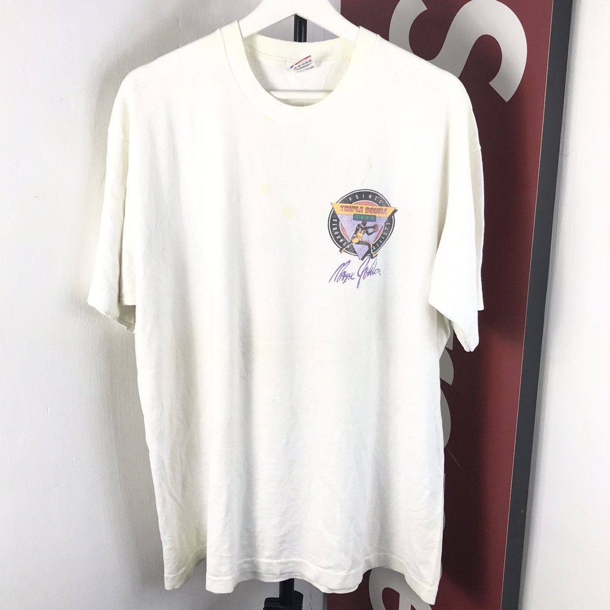 Vintage Vintage Magic Johnson's T-Shirt Size US XL / EU 56 / 4 - 2 Thumbnail