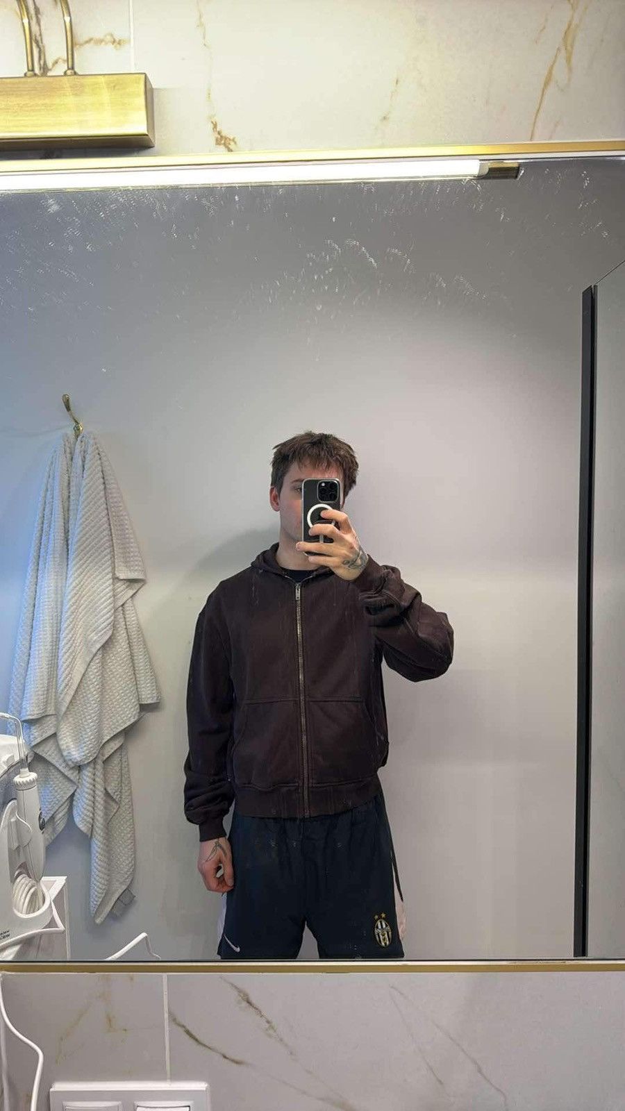 Haider Ackermann Haider Ackermann Oversized Zip Hoodie Washed Brown Rare Size US S / EU 44-46 / 1 - 10 Thumbnail